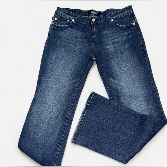 Rock & republic skull embroidered jeans for women size 32 - Picture 2 of 6